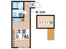サイドパーク白糸台 1Rの間取り