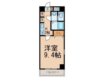 間取図 D-Room Stay 洗足