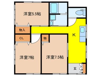 間取図 グリーンハイツ