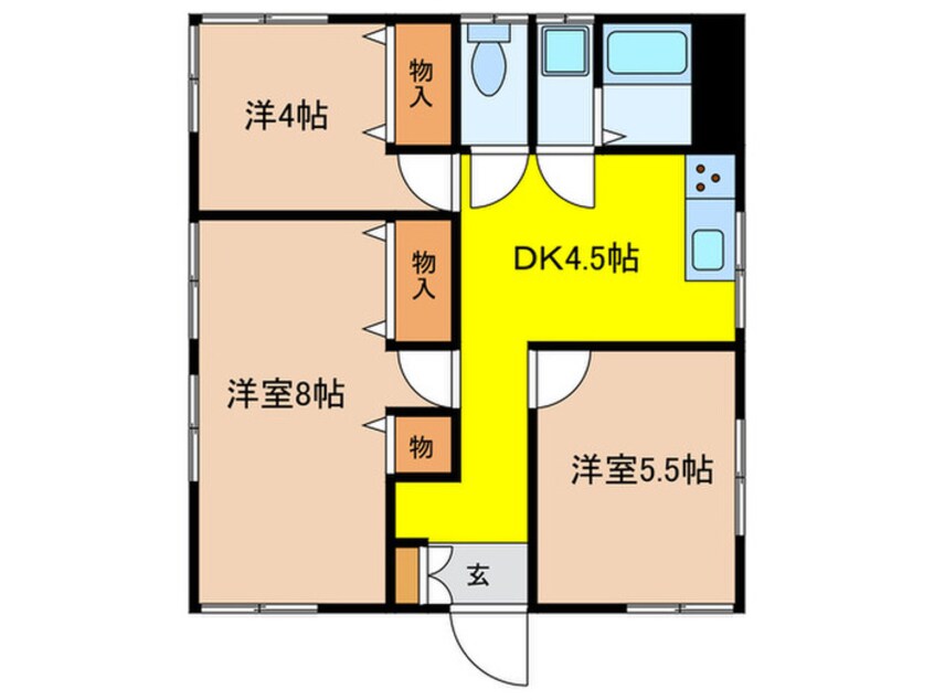 間取図 グリーンハイツ