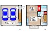 仮)毛呂ガレージハウスA 1LDKの間取り
