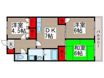 間取図 ＬＩＥＳＳＥ清瀬旭ヶ丘