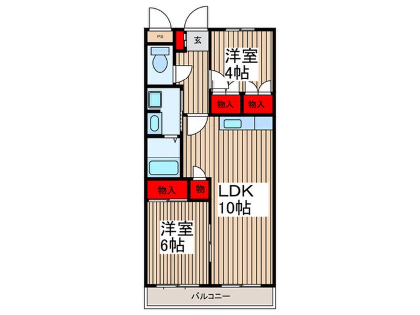 間取図 ＬＩＥＳＳＥ清瀬旭ヶ丘