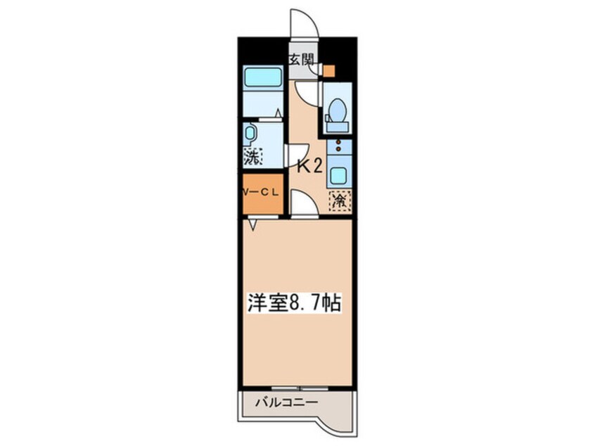 間取図 クーチャ万願寺