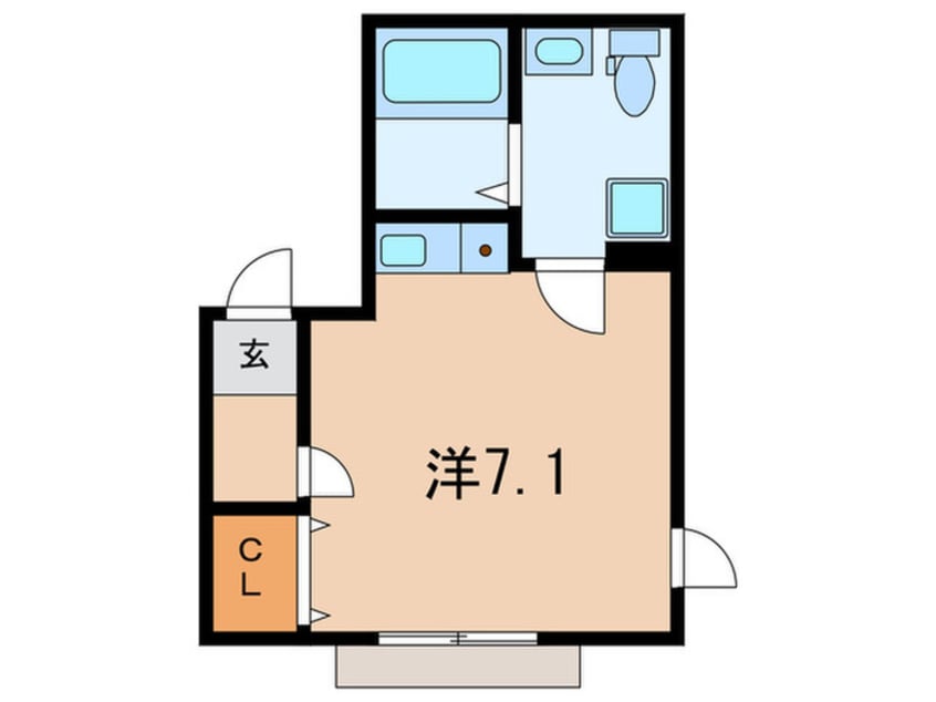 間取図 Ｂ－Ｓｐｏｋｅ　Ｂｕｎｋｙｏ
