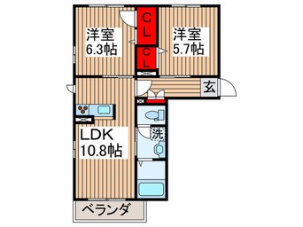 間取図 フラワ－パレス