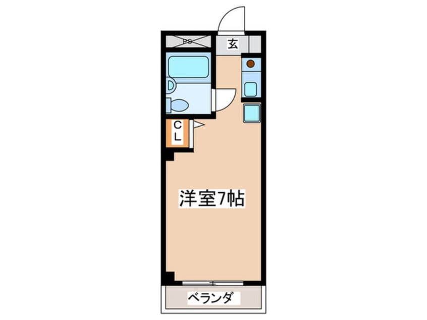 間取図 コ－ポグラフテック茅ヶ崎Ｂ