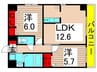 A８ 2LDKの間取り