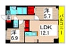 A８ 2LDKの間取り
