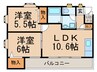 Ｖｉｎｇｔ　ｅｔ　ｕｎ溝口 2LDKの間取り