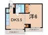 アジュ－ル南大塚 1DKの間取り