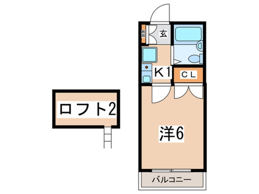 間取図 アネックスガ－デン相模大野