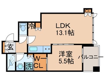 間取図 DEUX　TOURS　EAST(5105)