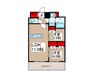 LIME RESIDENCE KAWAGUCHI EAST 2LDKの間取り