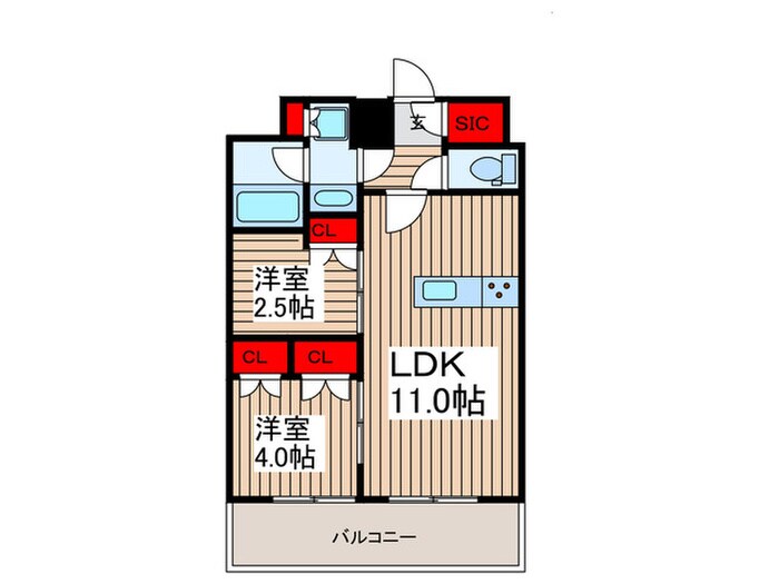 間取り図 LIME RESIDENCE KAWAGUCHI EAST