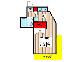 間取図 プレステージⅠ