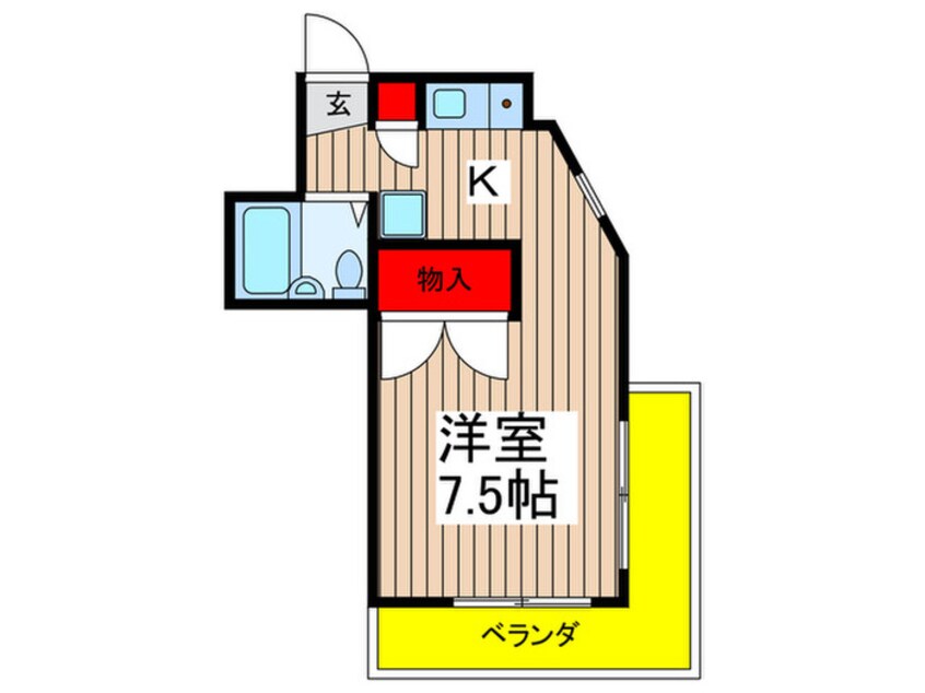 間取図 プレステージⅠ