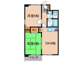 間取図 カピト－ル川崎Ⅰ