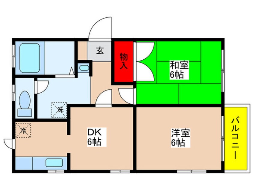 間取図 ハイネスヒルズ