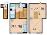 LOFT　HOUSE 1Rの間取り