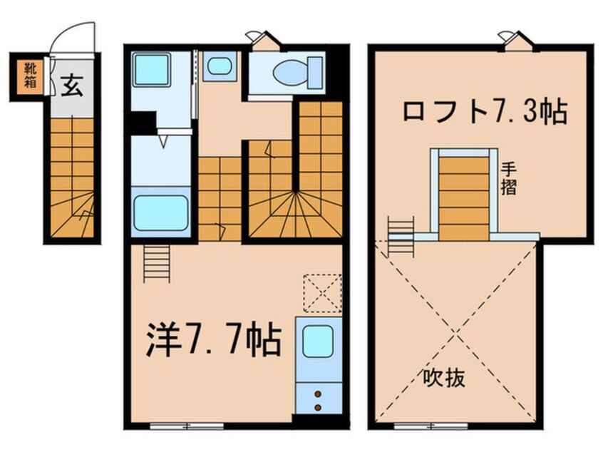 間取図 LOFT　HOUSE