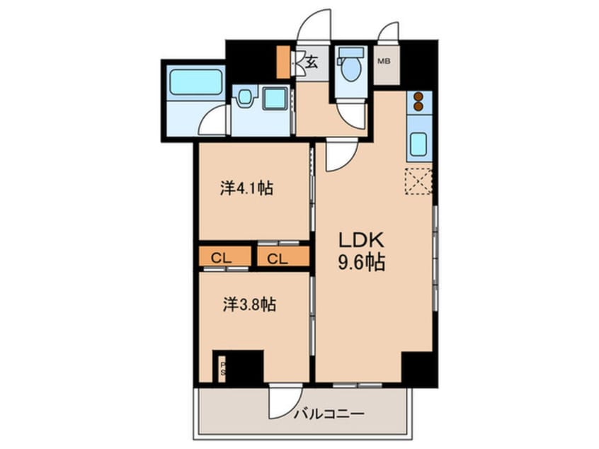 間取図 フェニックス椎名町駅前(1107)