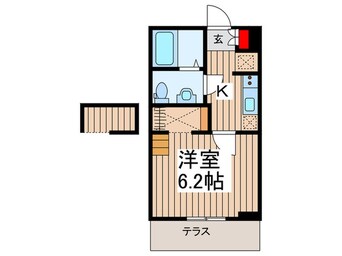 間取図 ｳﾞｨﾚｯｼﾞ京成高砂ｻｳｽｻｲﾄﾞ