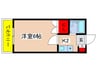 エスポワール柿生 1Kの間取り