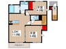 ヒルトップ７Ａ 2LDKの間取り