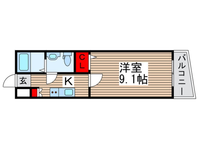 間取図 アーバハイツ扇大橋