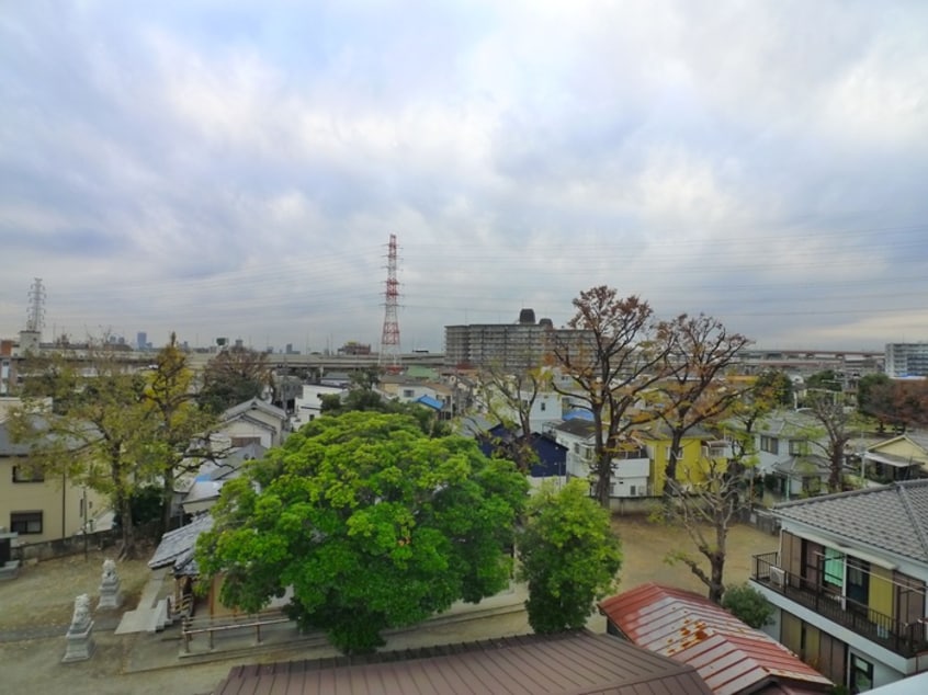 室内からの展望 アーバハイツ扇大橋