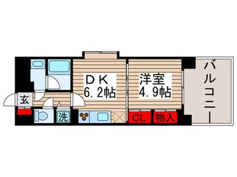 間取図 Ｔ.Ｏ　ＢＬＤＧ.１st