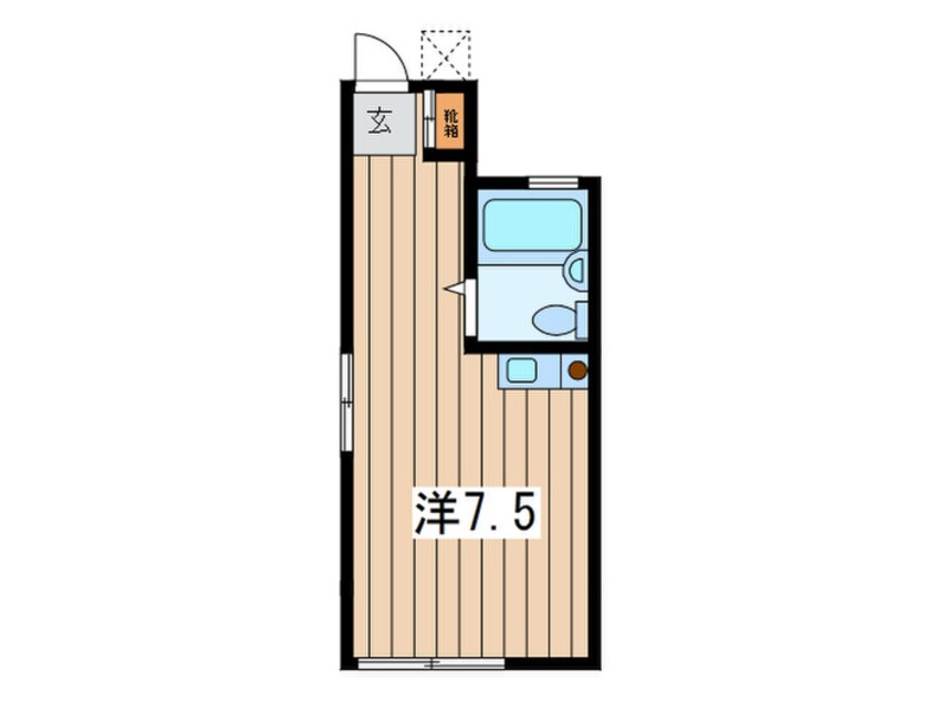 間取図 常盤台ホ－ムズ