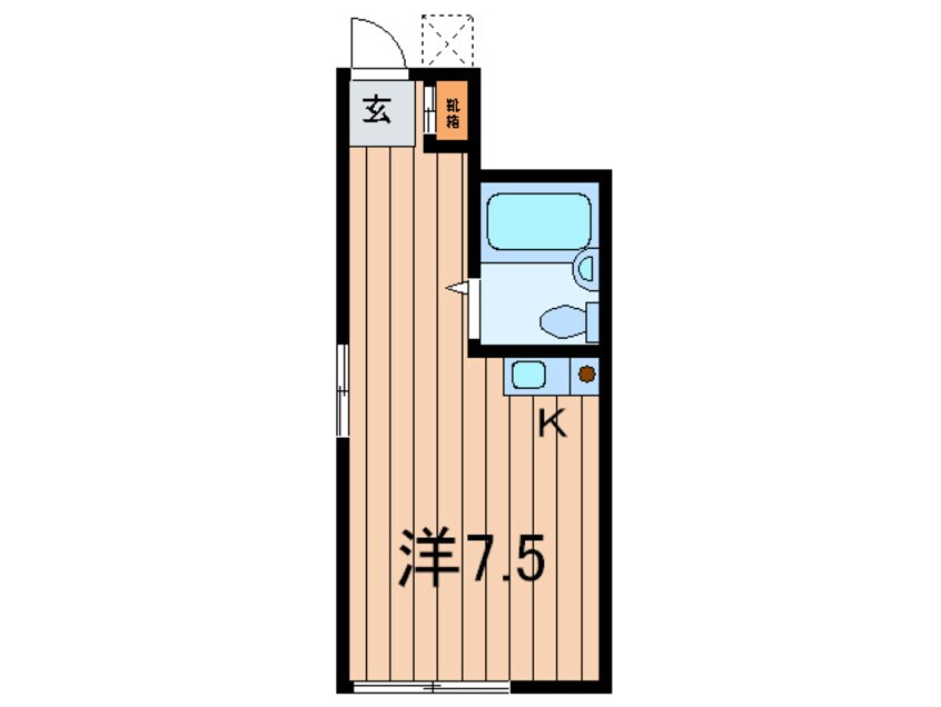 間取図 常盤台ホ－ムズ