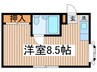 ミスティバレー 1Rの間取り