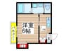 ヴランドール船橋駅前北口 1Kの間取り