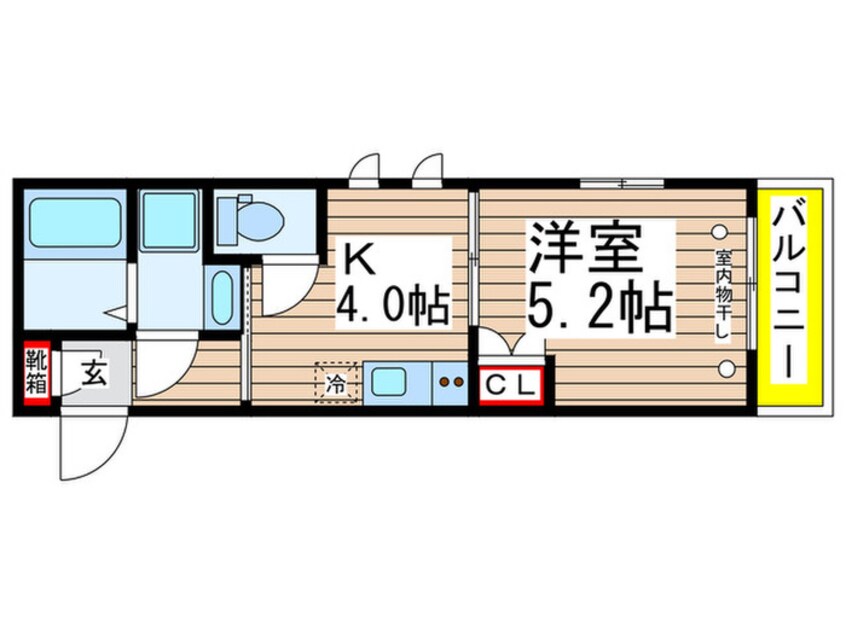 間取図 ヴランドール船橋駅前北口