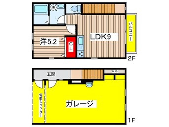 間取図 アンソレイエA棟