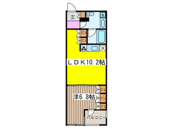 間取図 パークキューブ銀座イースト