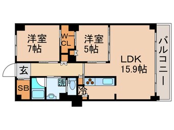 間取図 パ－クアクシス豊洲