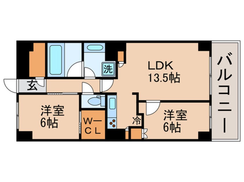 間取図 パ－クアクシス豊洲