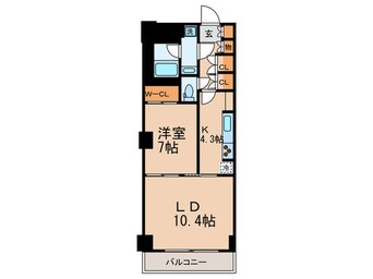 間取図 パ－クアクシス豊洲