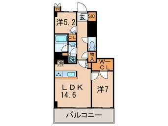 間取図 パ－クアクシス豊洲