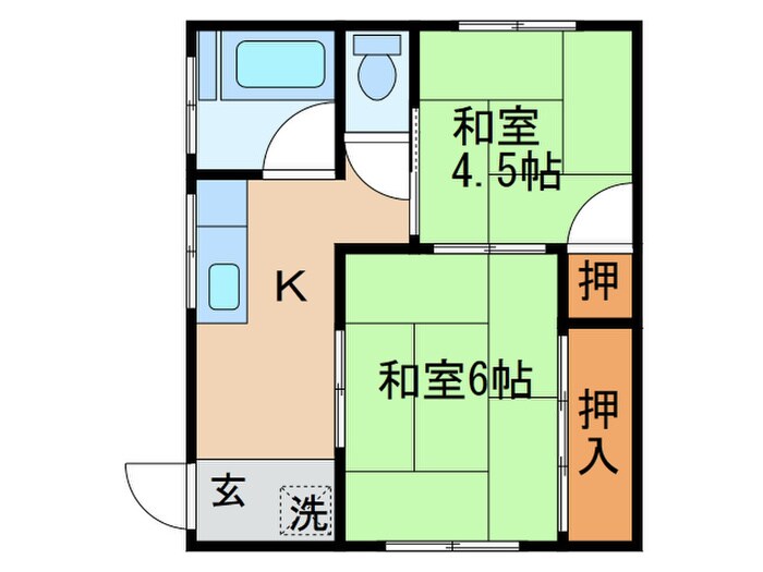 間取り図 金子荘