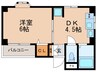 コ－ポ足柄 1DKの間取り