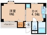 コ－ポ足柄 1DKの間取り