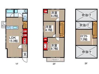 間取図 Suwada Garden Terrace