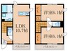 メゾンシティ７号館 2LDKの間取り