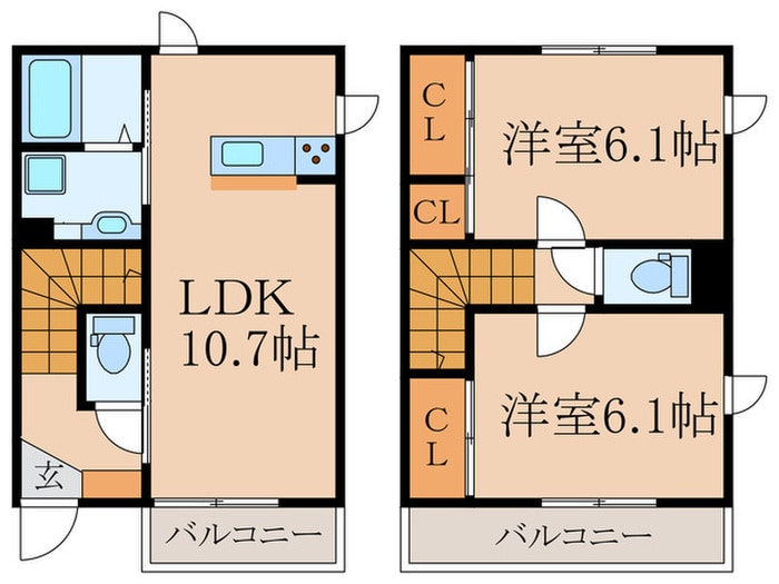 間取り図 メゾンシティ７号館
