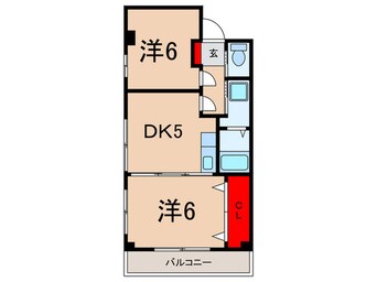 間取図 エムケイパレス